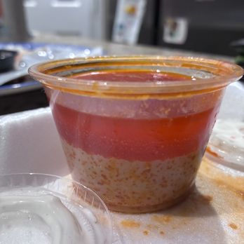 The Lodge at Stephanie - Gross ass side sauce. Won't even emulsify when you shake it. Disgusting...... - Sports Bars Near Me - Henderson, Nevada The Lodge at Stephanie - Gross ass side sauce. Won't even emulsify when you shake it. Disgusting...... - Sports Bars Near Me - Henderson, Nevada