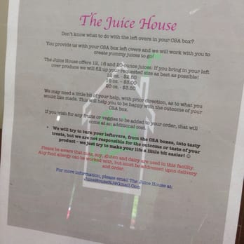 The Juice House - Saw this posted at Dreyer Farms in Cranford - great idea! - Juice Bars & Smoothies Near Me - Garwood, New Jersey The Juice House - Saw this posted at Dreyer Farms in Cranford - great idea! - Juice Bars & Smoothies Near Me - Garwood, New Jersey