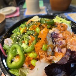 Poke Hana - Octopus and salmon poke