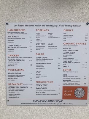 Menu photo 1 Super Duper Burgers Los Gatos, CA Menu photo 1 Super Duper Burgers Los Gatos, CA