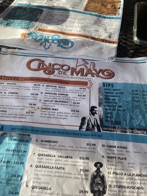 Menu photo 3 Cinco De Mayo Ridgeland, MS