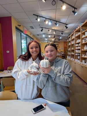 Walk In Painters Welcome! - Color Me Mine Crystal Lake is open! Visit us today for a fun activity for the whole family.
We are walk-in welcome, first come first serve so stop by anytime! We’ll help you select the perfect ceramic piece! You’ll select your paint colors – no limit to how many or how much! Then, you’ll get to work.
Make it your own or check out our projects and technique pages to get some ideas. Or check out our workshops and classes.
Studio time is $10 for adults and kids plus the price of the piece you choose to paint. Pottery pieces vary in price and our pieces average about $15-$35.
Once you're done, you'll leave the piece with us so we can glaze and fire it. Pieces will be ready for pickup within 10 to 14 days of the date they are painted. Walk In Painters Welcome! - Color Me Mine Crystal Lake is open! Visit us today for a fun activity for the whole family.
We are walk-in welcome, first come first serve so stop by anytime! We’ll help you select the perfect ceramic piece! You’ll select your paint colors – no limit to how many or how much! Then, you’ll get to work.
Make it your own or check out our projects and technique pages to get some ideas. Or check out our workshops and classes.
Studio time is $10 for adults and kids plus the price of the piece you choose to paint. Pottery pieces vary in price and our pieces average about $15-$35.
Once you're done, you'll leave the piece with us so we can glaze and fire it. Pieces will be ready for pickup within 10 to 14 days of the date they are painted.