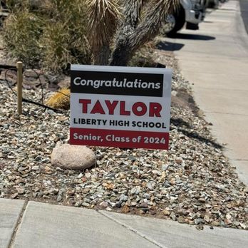 Metro Printing & Copy - 18x22 Graduation Yard Sign w/ Metal H-Stake - Printing Services Near Me - Phoenix, Arizona Metro Printing & Copy - 18x22 Graduation Yard Sign w/ Metal H-Stake - Printing Services Near Me - Phoenix, Arizona
