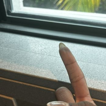 Derly's Cleaning Services - Dirty window sill - Home Cleaning Near Me - West Palm Beach, Florida