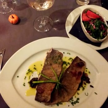 Schmilinsky Ristorante - Fish fillet from the daily specials with a side salad. - Italian Near Me - Hamburg, HH Schmilinsky Ristorante - Fish fillet from the daily specials with a side salad. - Italian Near Me - Hamburg, HH