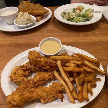 Cheddar's Scratch Kitchen - Country Fried Steak Chicken Tender Platter Caesar Salad - Comfort Food Near Me - Fredericksburg, Virginia Cheddar's Scratch Kitchen - Country Fried Steak Chicken Tender Platter Caesar Salad - Comfort Food Near Me - Fredericksburg, Virginia