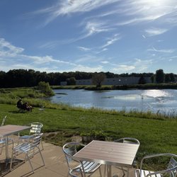 Wisconsin Brewing Company - Outdoor seating with view