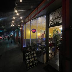 Sticky Rice Cafe - Street View at night
