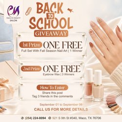 EM Nails & Beauty Salon - CELEBRATE THE NEW SCHOOL YEAR WITH OUR SPECIAL GIVEAWAY!