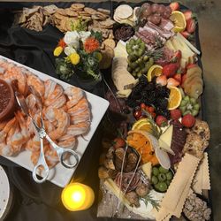 DeeLicious Park City - The Mediterranean Plater The Burata platter Veggie Cheese platter