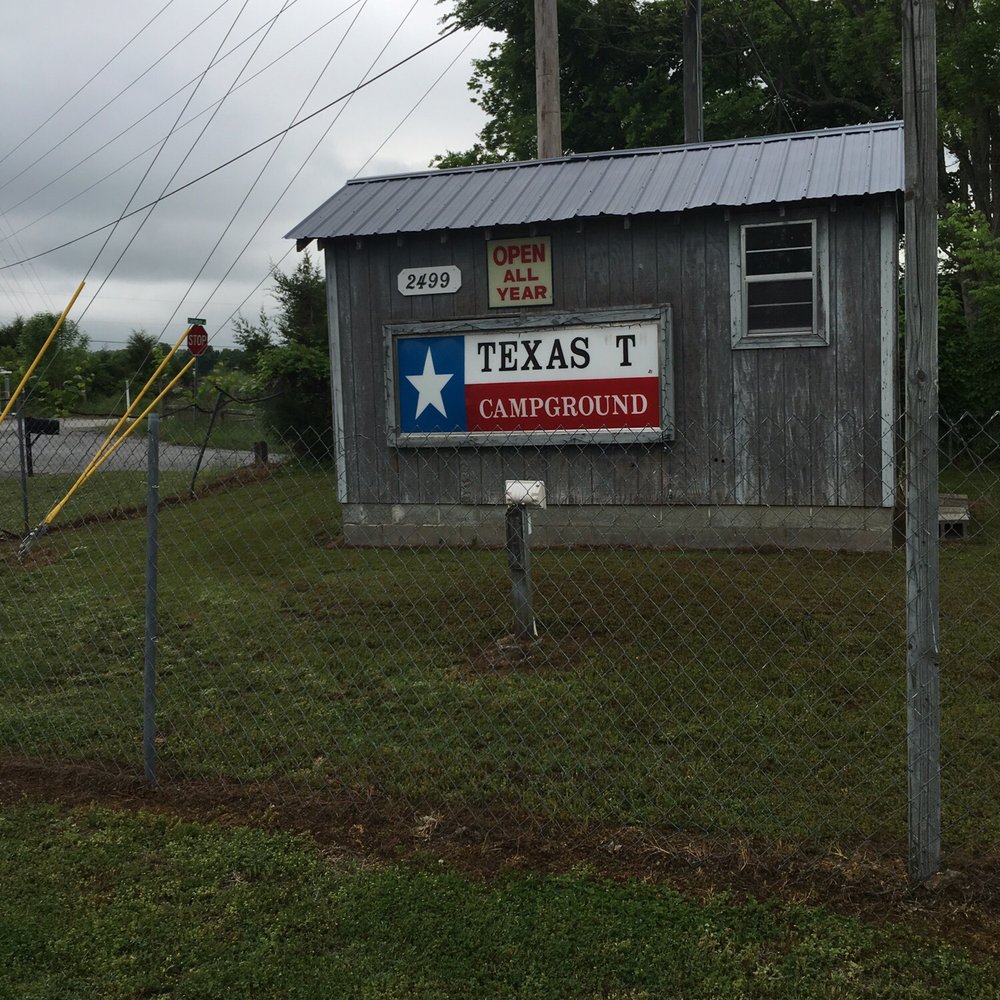 Texas T Campground - Front sign - Campgrounds Near Me - Cornersville, Tennessee