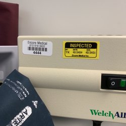 Go-Care Urgent Care - Here you can see their equipment needs re-inspection.