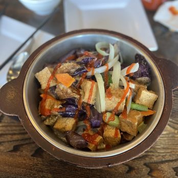 North Point Chopsticks - 618. Tofu Egg Plant Hot Pot - Asian Fusion Near Me - Glenview, Illinois North Point Chopsticks - 618. Tofu Egg Plant Hot Pot - Asian Fusion Near Me - Glenview, Illinois