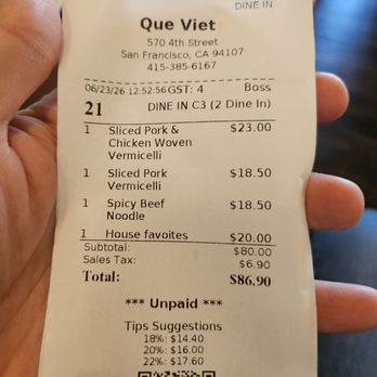 Que Viet - check please... - Vietnamese Near Me - San Francisco, California Que Viet - check please... - Vietnamese Near Me - San Francisco, California