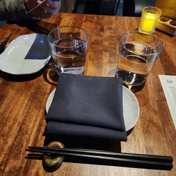 Omakase Box - OB Beautiful table setting ... start to an elevated meal! - Sushi Bars Near Me - Chicago, Illinois