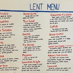Casa Michoacana - Menu