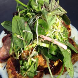 Blueskin Nurseries Cafe - Cauliflower and cumin fritters