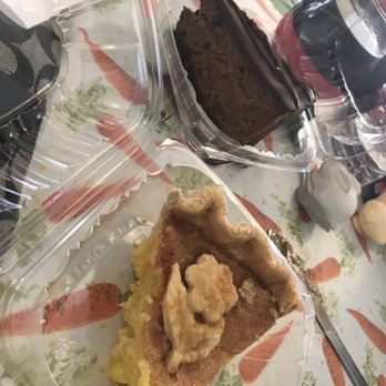 Bread Basket Cafe & Bakery - Sugar cream pie and chocolate cheesecake. - Bakeries Near Me - Danville, Indiana Bread Basket Cafe & Bakery - Sugar cream pie and chocolate cheesecake. - Bakeries Near Me - Danville, Indiana