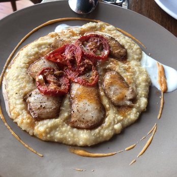 HATTAWAY'S - Halibut cheeks with grits and tomatoes. This was incredible! - Southern Near Me - Walla Walla, Washington HATTAWAY'S - Halibut cheeks with grits and tomatoes. This was incredible! - Southern Near Me - Walla Walla, Washington