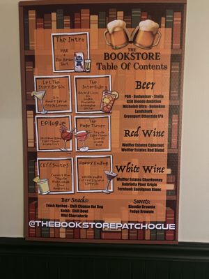 Menu photo 1 The Bookstore Patchogue, NY
