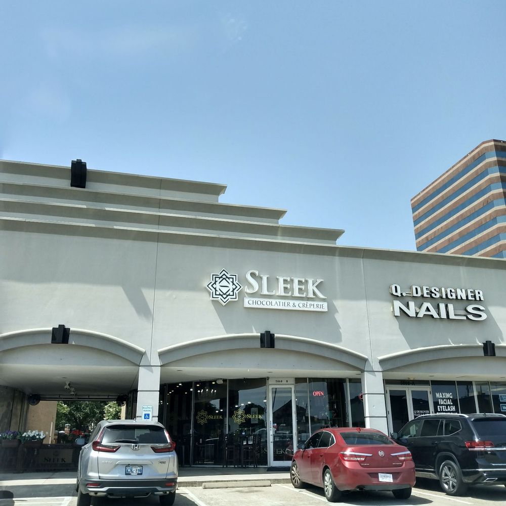 Sleek Creperie And Cafe - Front outside of restaurant in shopping center - Chocolatiers & Shops Near Me - Houston, Texas Sleek Creperie And Cafe - Front outside of restaurant in shopping center - Chocolatiers & Shops Near Me - Houston, Texas