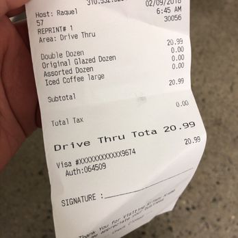 Krispy Kreme - Wrong order CLEARLY !!! - Donuts Near Me - Gardena, California