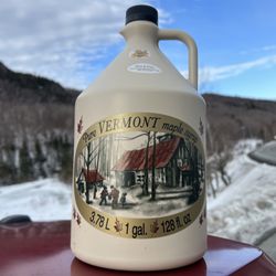Mom & Pop's Vermont Maple Syrup - A gallon of Mom & Pop's maple syrup