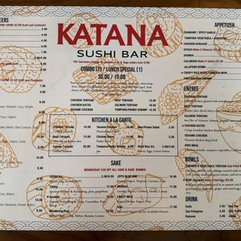 Katana Kitchen Menu: Discover Delectable Dining Delights