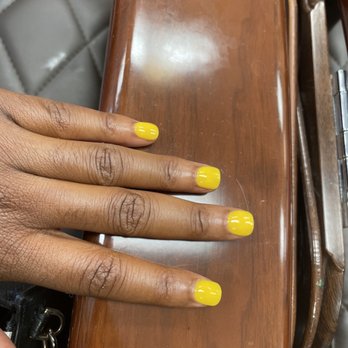 Simply Natural Nails - Dip on short nail - Waxing Near Me - Chandler, Arizona