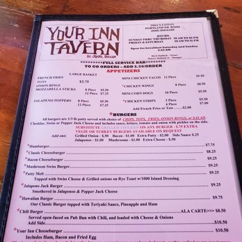 Your Inn Tavern - Menu - Bars Near Me - Portland, Oregon Your Inn Tavern - Menu - Bars Near Me - Portland, Oregon