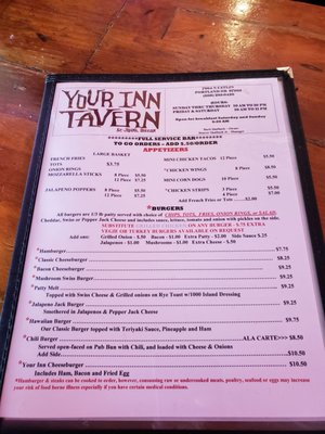 Menu photo 8 Your Inn Tavern Portland, OR Menu photo 8 Your Inn Tavern Portland, OR