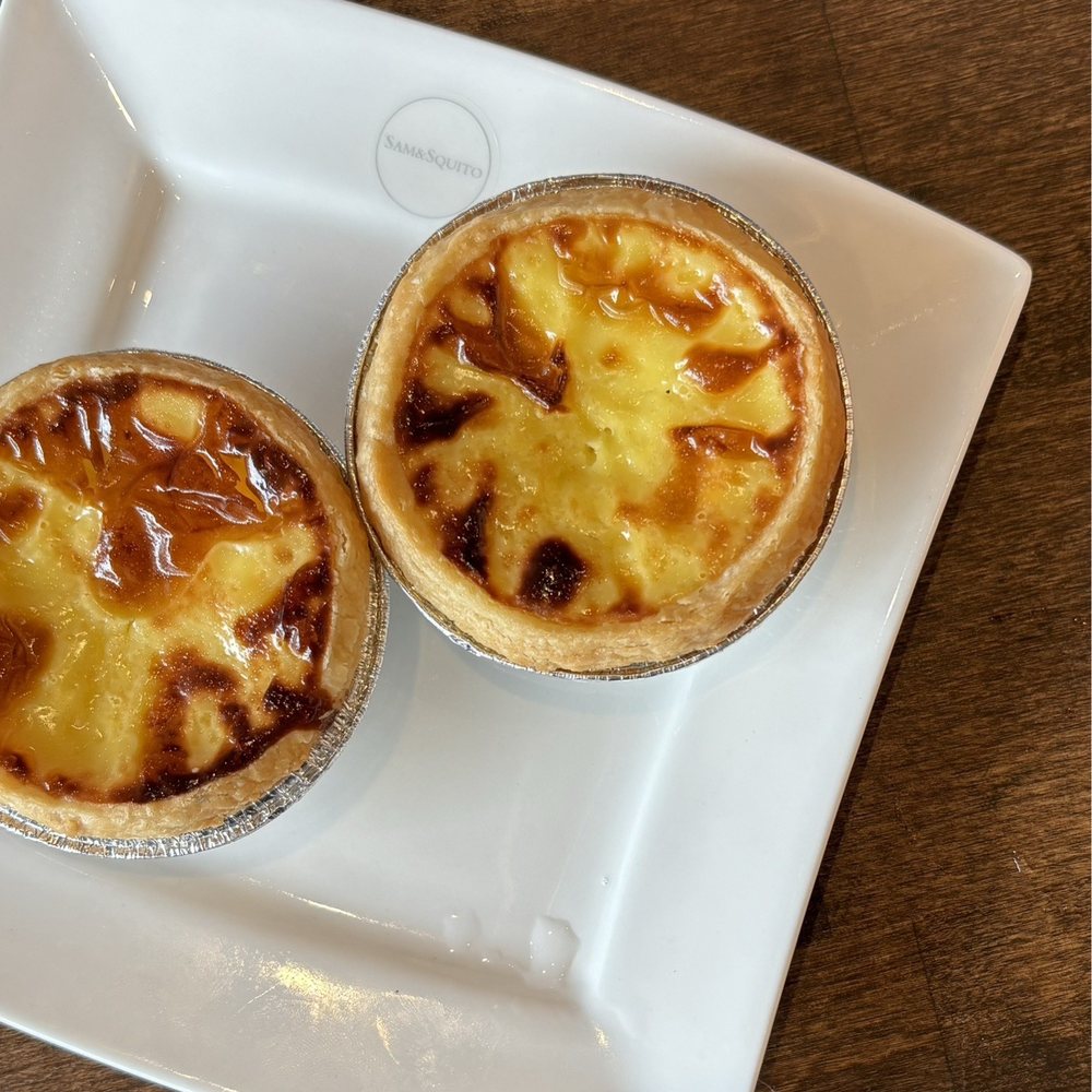 Wok Up - Po Tat: Portuguese Egg Tart (2 pc - $6) - Hong Kong Style Cafe Near Me - San Francisco, California Wok Up - Po Tat: Portuguese Egg Tart (2 pc - $6) - Hong Kong Style Cafe Near Me - San Francisco, California