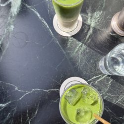 Soho House 40 Greek Street - Matcha before mixing