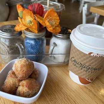 Courageous Bakery & Cafe - Complimentary donuts - Bakeries Near Me - Elmhurst, Illinois