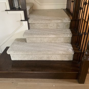 Nip Tuck Carpet Repair - Pet damages stairs - Carpet Installation Near Me - Round Rock, Texas