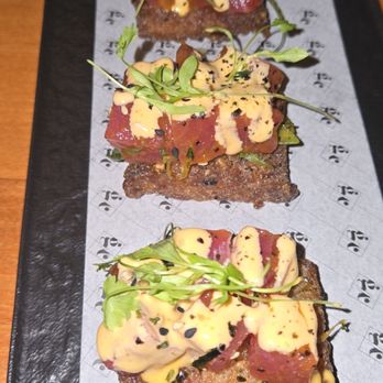 Glass Ceiling Rooftop - Spicy tuna crispy rice - Lounges Near Me - New York, New York Glass Ceiling Rooftop - Spicy tuna crispy rice - Lounges Near Me - New York, New York