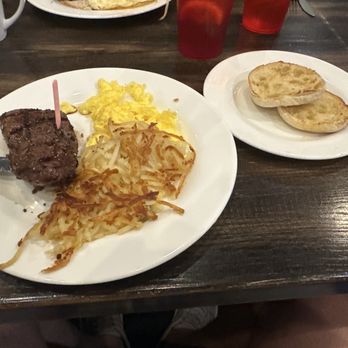 Blue Water Grille - Steak and eggs special - Diners Near Me - Parker, Arizona