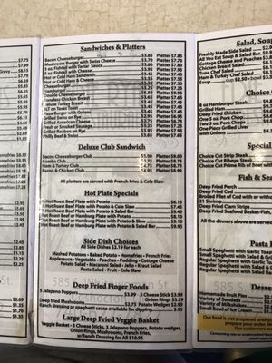 Menu photo 3 Edie Ryans Family Restaurant Coshocton, OH