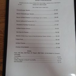 Jennifer's family restaurant