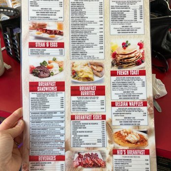 Sea Star Diner - Menu back (ALL BREAKFAST!) - Breakfast & Brunch Near Me - Ocean City, Maryland