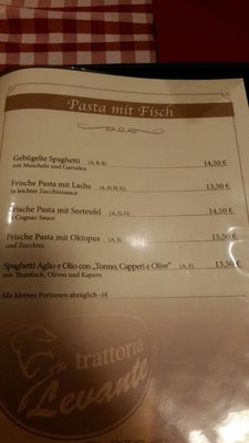 Menu photo 2 Trattoria Levante Kirchbichl, 7