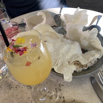 Manuela - I'm not like most girls cocktail, albacore dip and rice crackers - New American Near Me - Los Angeles, California Manuela - I'm not like most girls cocktail, albacore dip and rice crackers - New American Near Me - Los Angeles, California