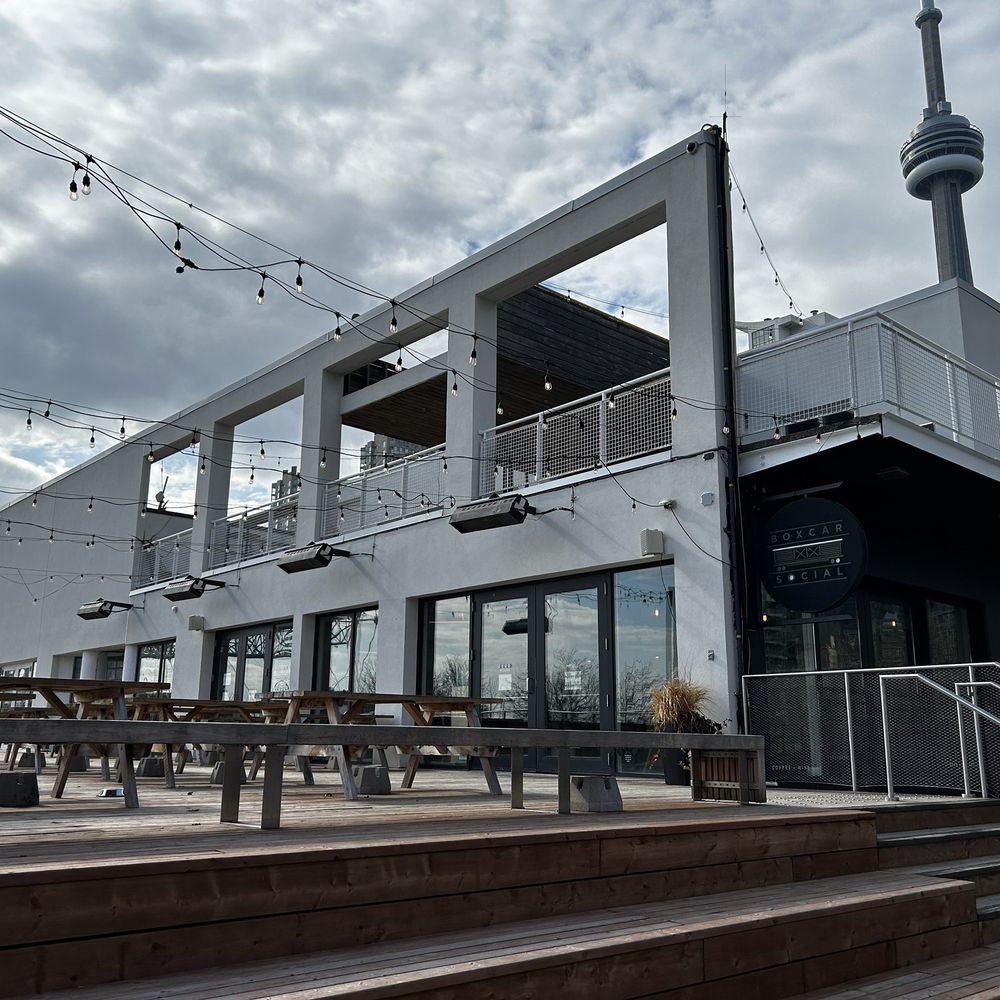 Boxcar Social - Large open patio - Coffee & Tea Near Me - Toronto, Ontario