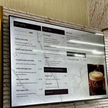 Ca Phe Viet - Menu - Coffee & Tea Near Me - San Francisco, California Ca Phe Viet - Menu - Coffee & Tea Near Me - San Francisco, California
