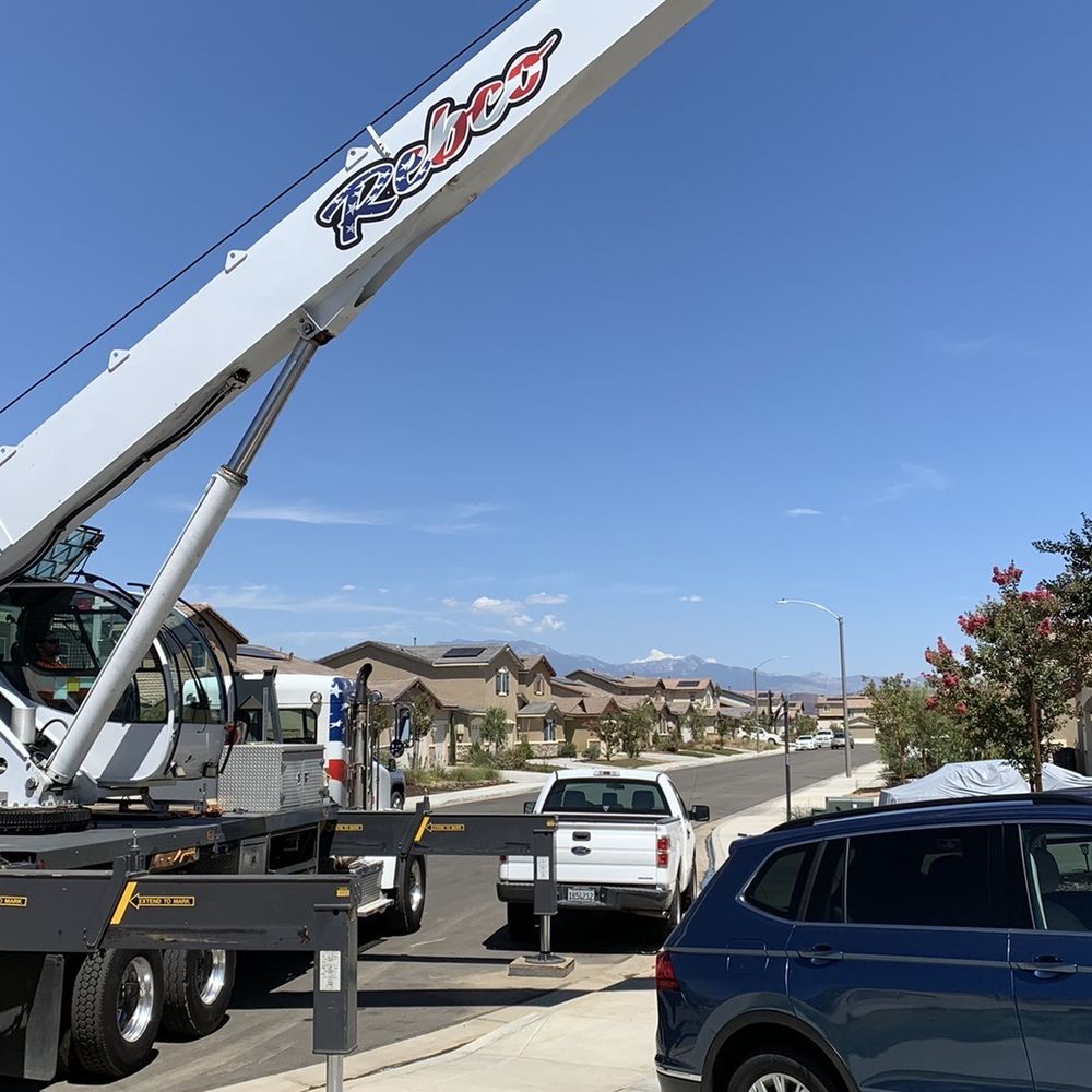 Leon's Finest Spa Movers - Crane for swim spa relocation. - Movers Near Me Leon's Finest Spa Movers - Crane for swim spa relocation. - Movers Near Me