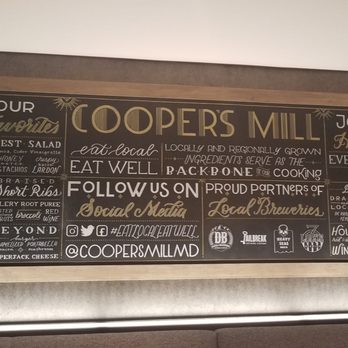 Cooper's Mill - New American Near Me - Bethesda, Maryland