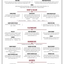 Ornery Beer Company Public House - Menu Page 1