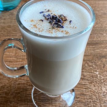 Darla Cafe - Honey milk lavender w/oat milk - Asian Fusion Near Me - Saratoga, California Darla Cafe - Honey milk lavender w/oat milk - Asian Fusion Near Me - Saratoga, California