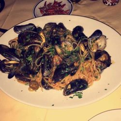 Lüften Romeo - Spagetti mit frischen Muscheln mediterran