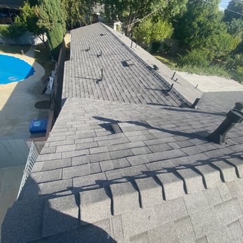 Reno's Roofing - The original leak I suspected was in this section where the original house met the newer addition. - Roofing Near Me - Sylmar, California